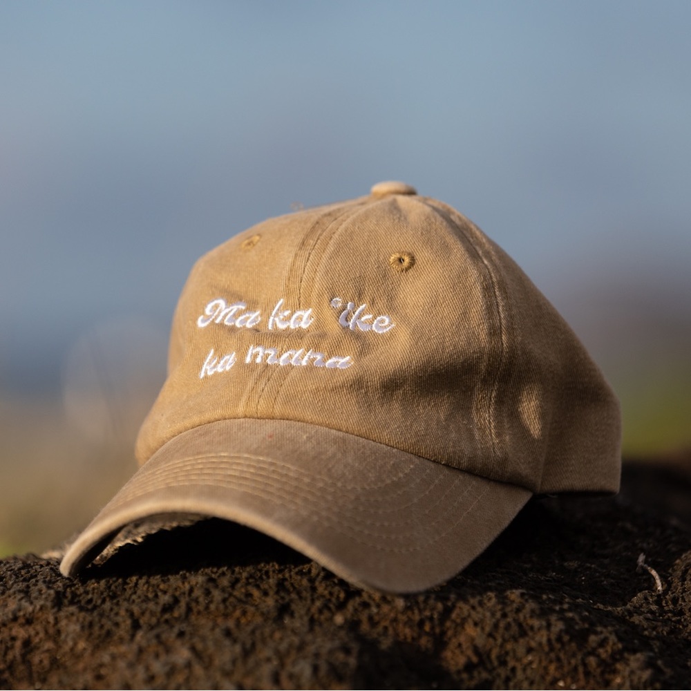 Tan keiki kapz dad hat